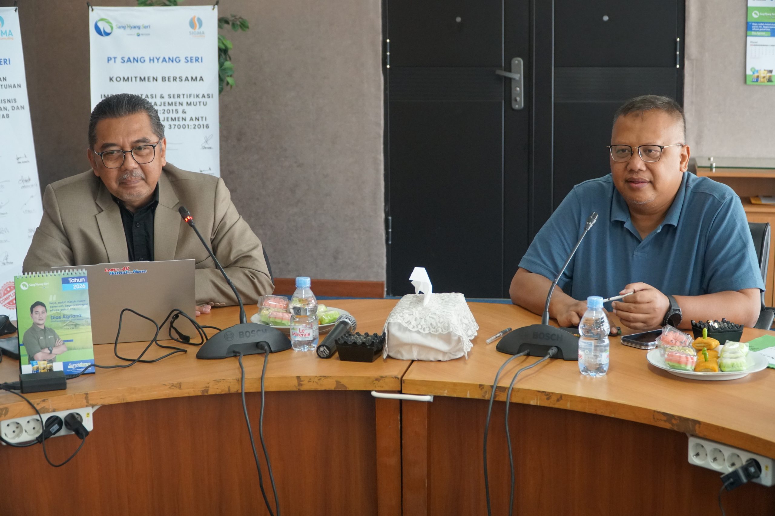 Perkuat Integritas Perusahaan, PT Sang Hyang Seri Gelar Sosialisasi Sistem Anti Penyuapan dan Kepatuhan Terintegrasi